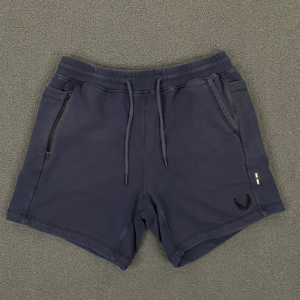 ASRV Sweat Shorts Mens XL Navy Blue DSG-0867 Athletic Gym Train Lift